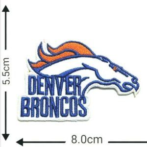Broncos patch iron on NFL Denver football …